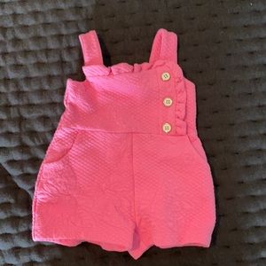 Janie & Jack pink romper 6-12m